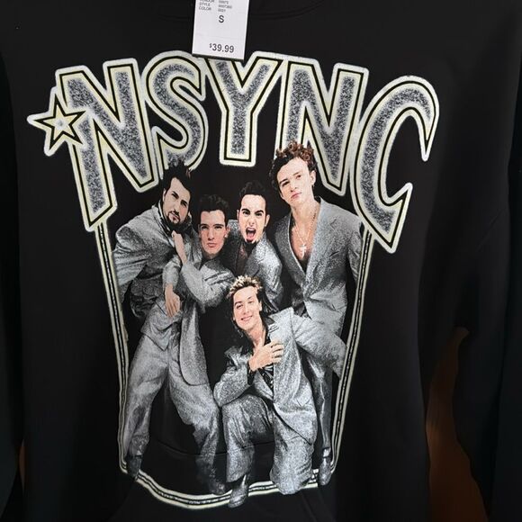 Nsync Hoodie Womens Small Black Rue21 - Picture 2 of 2
